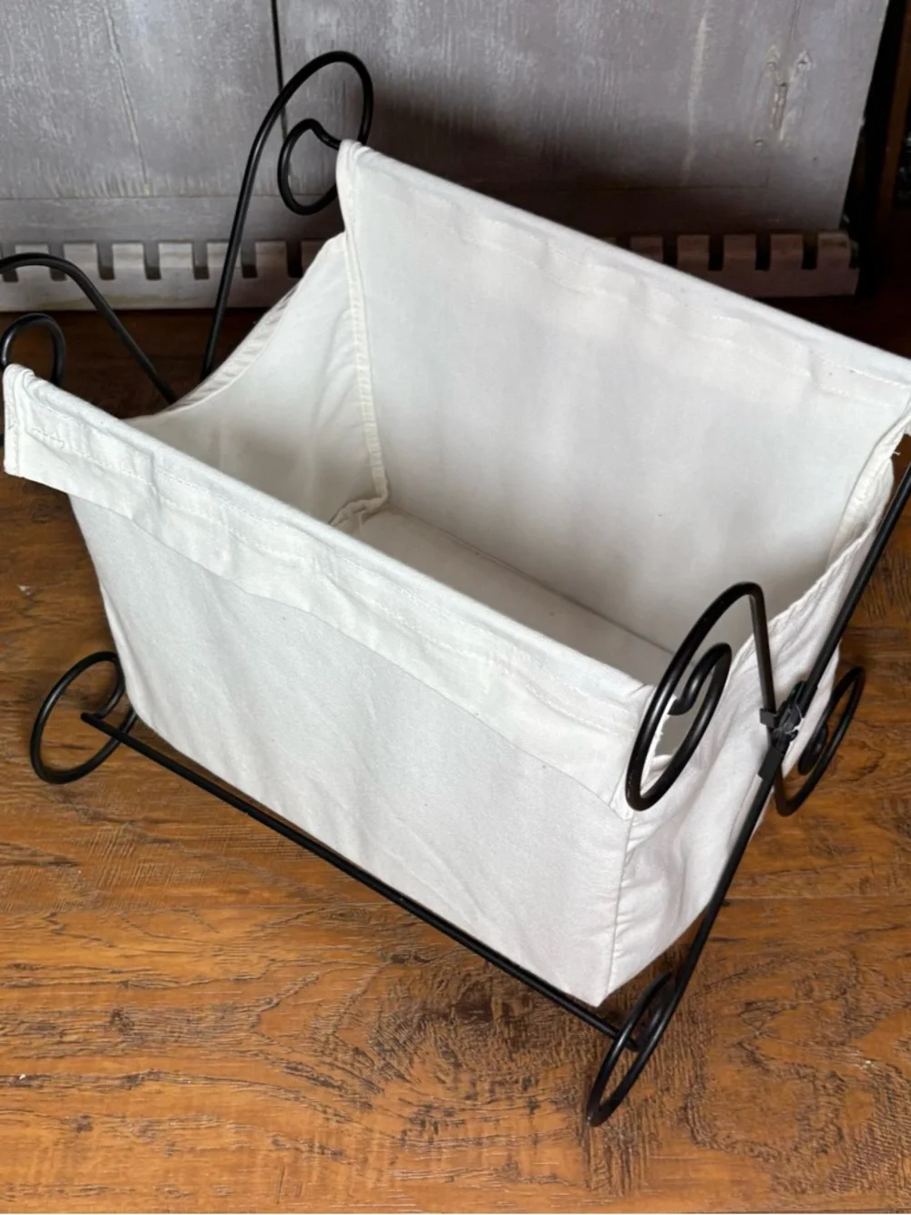 Ikea Allamala Magazine Rack IKEA STORAGE organizer White Cotton and wrought iron